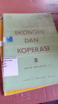 Image of EKONOMI DAN KOPERASI