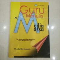 Image of GURU MENULIS DI MEDIA MASSA