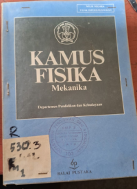Image of KAMUS FISIKA MEKANIKA