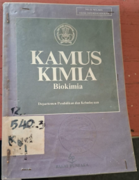 Image of KAMUS KIMIA BIOKIMIA