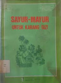 Image of SAYUR MAYUR UNTUK KARANG GIZI